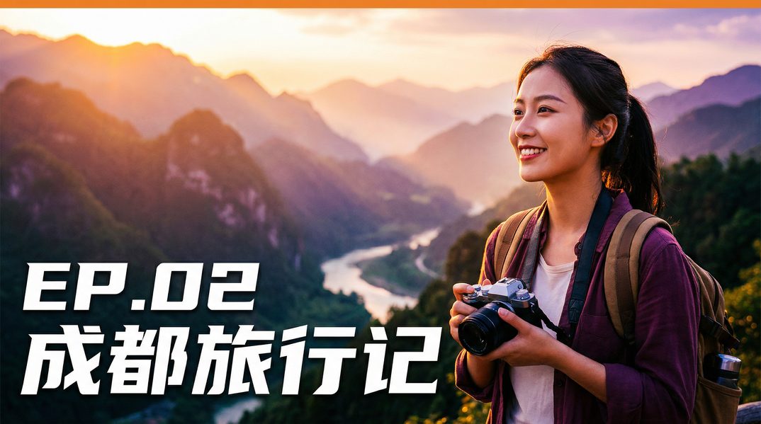 每日吃瓜 - 成都旅行记视频教程